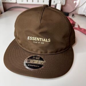 Fear of God Essentials Retro Crown 9FIFTY strapback hat, a collaboration with Ne